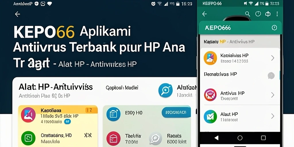 Tampilan antarmuka KEPO66 yang intuitif dan mudah digunakan.