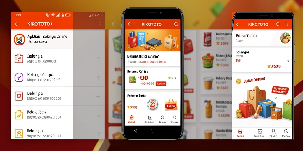Tampilan antarmuka KIKOTOTO untuk belanja online yang mudah digunakan.