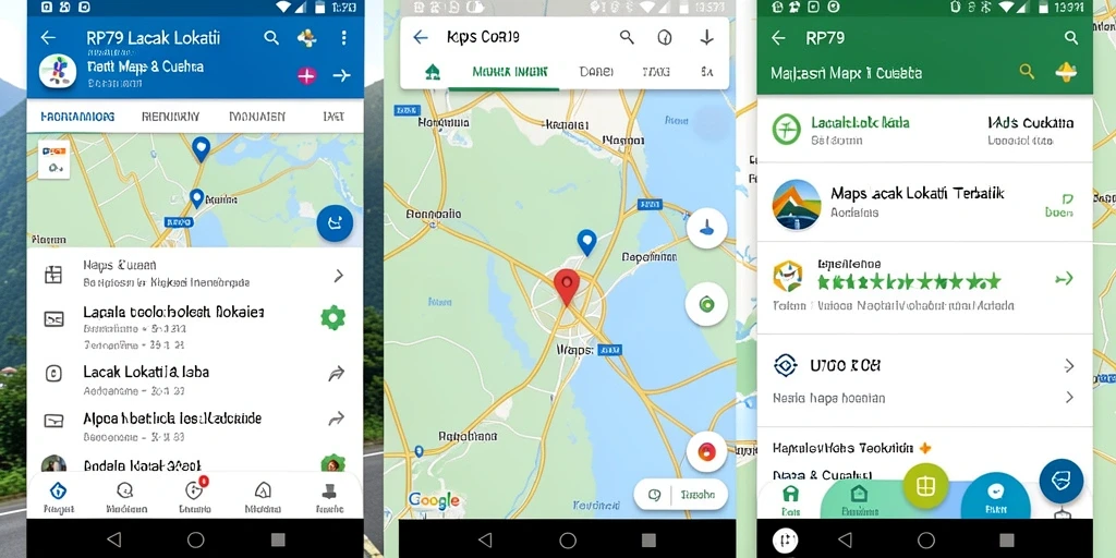 Tampilan antarmuka RP79 yang intuitif dan informatif.