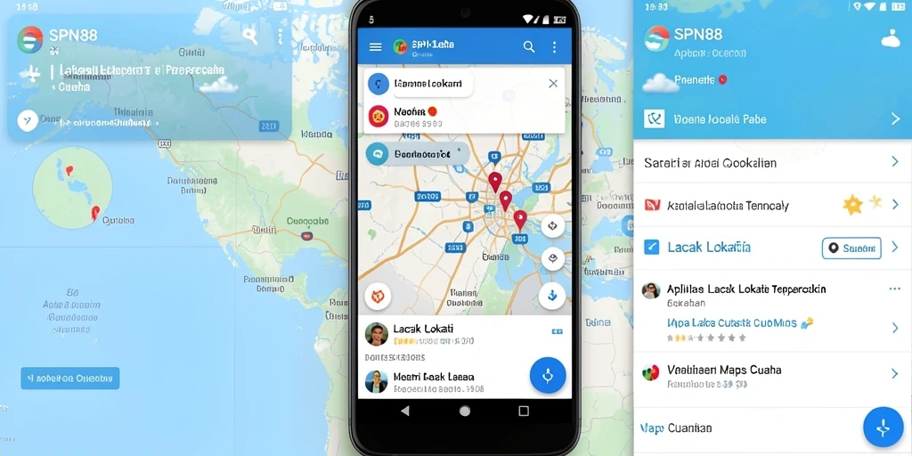 Tampilan antarmuka SPN88 dengan fitur Lacak Lokasi yang informatif.