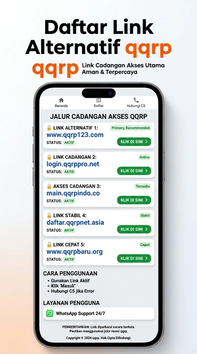 Halaman Alternatif qqrp untuk Pengguna Android