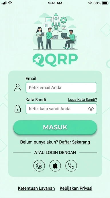 Panduan Masuk Akun qqrp untuk Pengguna Android